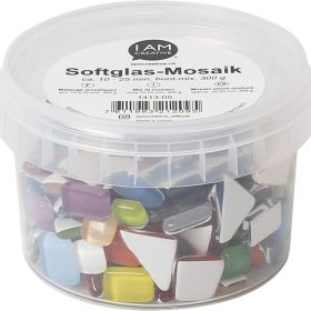 I AM CREATIVE Soft Glas Poly 1413.05 Bunt Mix, 300g