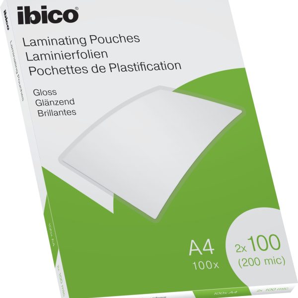 IBICO Laminiertasche A4 627317 glanz, 100my 100 Stk