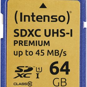 INTENSO SDXC Card PREMIUM 64GB 3421490 UHS-I