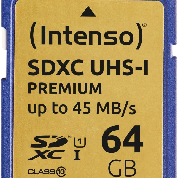 INTENSO SDXC Card PREMIUM 64GB 3421490 UHS-I