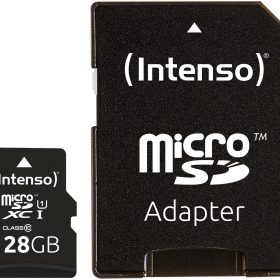 INTENSO Micro SDXC Card PREMIUM 128GB 3423491 with adapter, UHS-I
