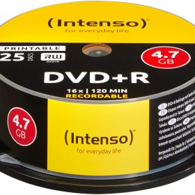 INTENSO DVD+R Cake Box 4.7GB 4811154 16X print. 25 PCS