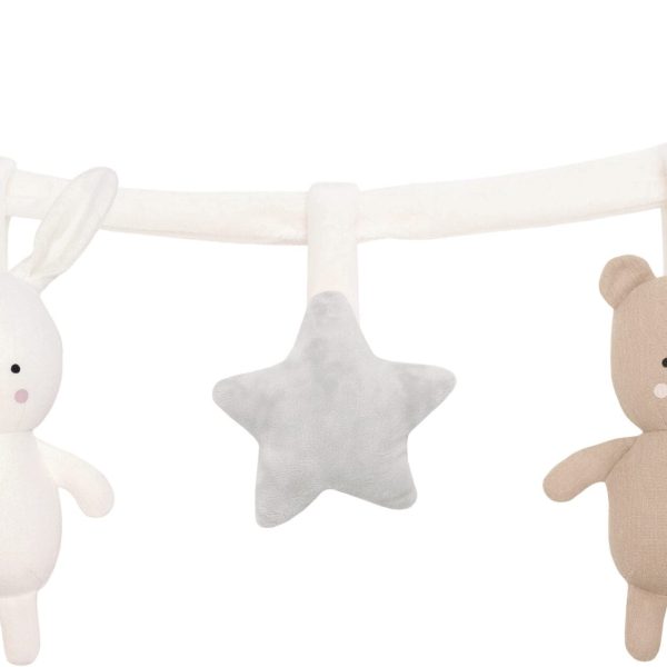 JABADABADO Kinderwagenkette Teddy/Hase N0143 45cm