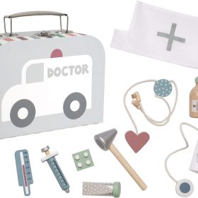 JABADABADO Arztkoffer silber W7172 19x13cm