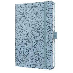 JOLIE Notizbuch A5 JN353 Blue Monstera, liniert 174 S.
