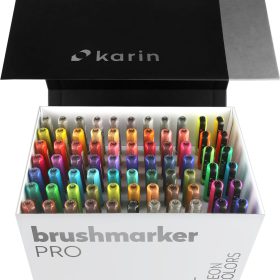 KARIN Brush Marker PRO 27C13 Mega Box 72 Farben