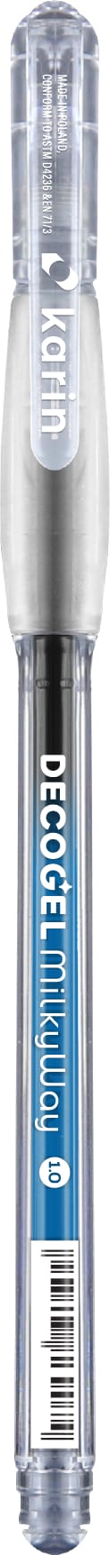 KARIN-30Z210-5904446029319 KARIN Gelpen DECOGEL 1.0 MILKY WAY 30Z210 schwarz – Bild 1