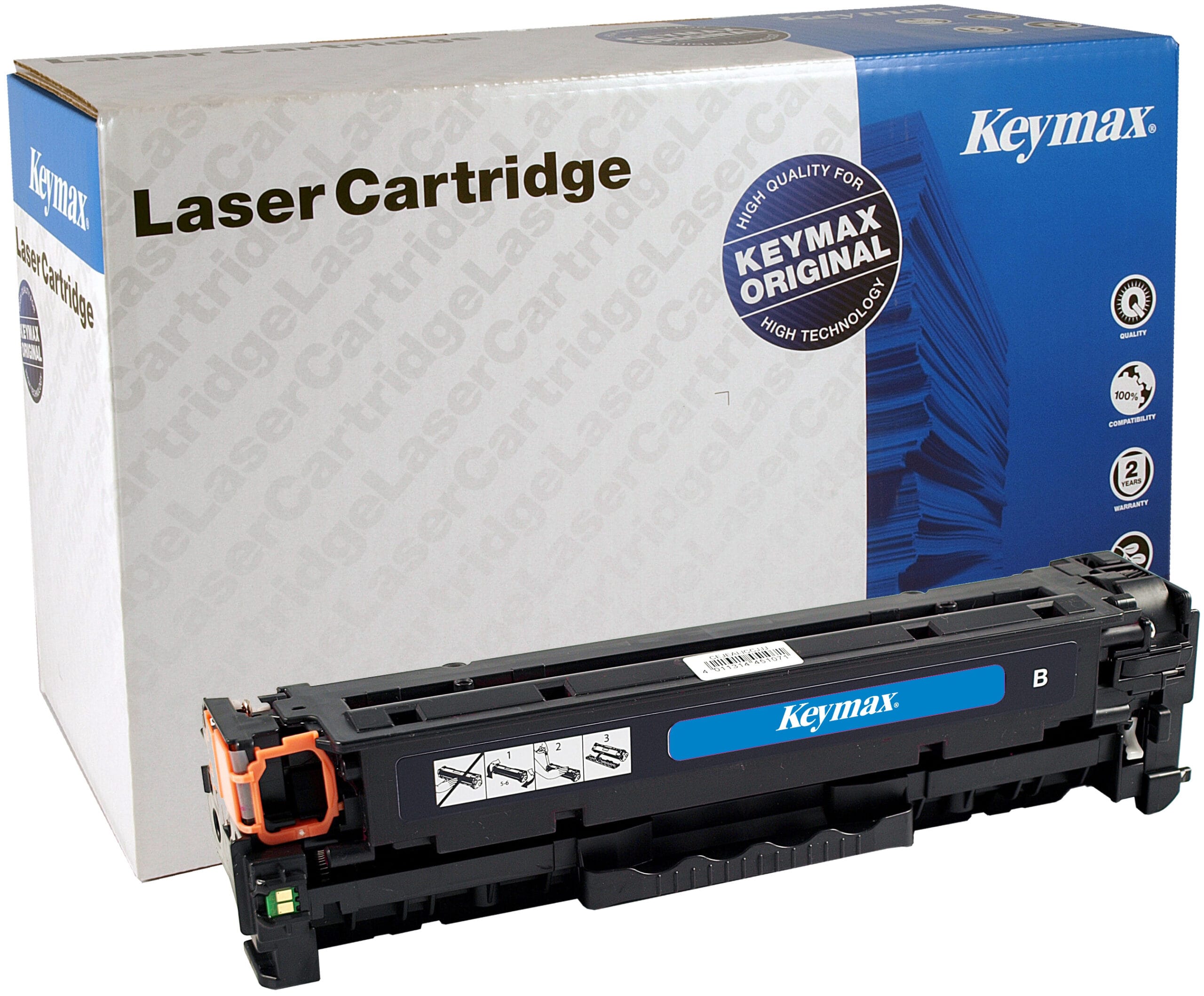 KEYMAX-CRG-718BKKEY-4016807187369 KEYMAX RMC Toner-Modul schwarz CRG 718BKKEY zu Canon LBP 7200 3400 S. – Hochwertig & günstig bei ShopDeca
