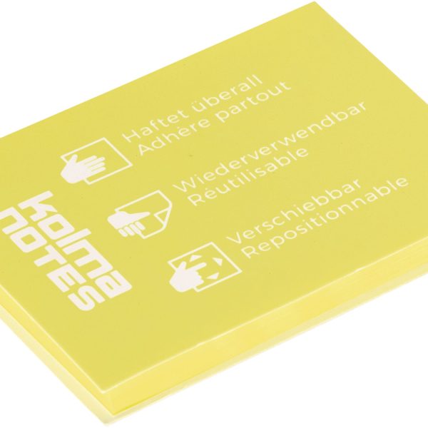 KOLMA kolma NOTES A8 13.008.11 1x100 Blatt gelb