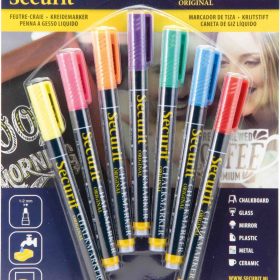 Securit Kreidemarker "Classic" Colour, 1-2mm, 6 Stk.