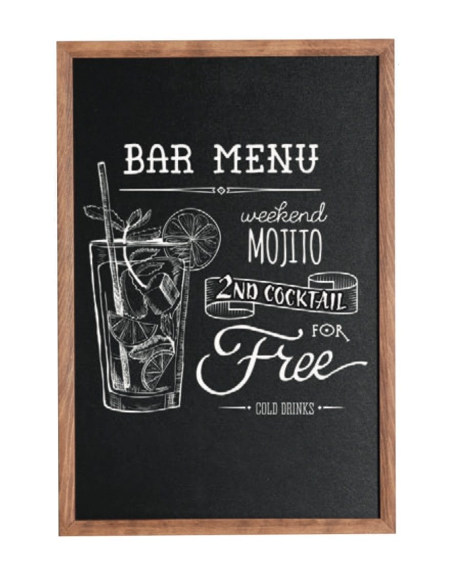 Kreidetafel-A2 Wand Kreidetafeln