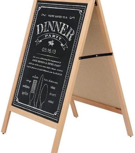 Kundenstopper Kreidetafel Indoor