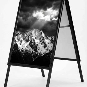 Kundenstopper Outdoor Life, schwarz