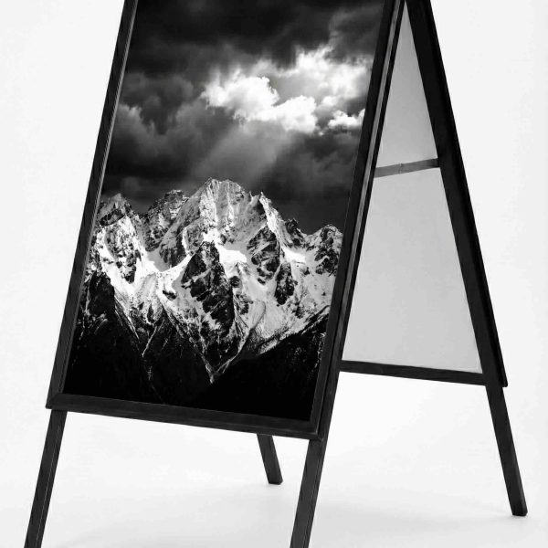 Kundenstopper Outdoor Life, schwarz