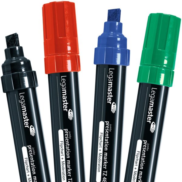 LEGAMASTER Flipchartmarker TZ48 4-12mm 7-155594 4er Etui