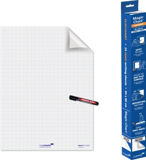 LEGAMASTER Magic-Chart Flipchart Folie 7-159000 60cm 25 Blatt