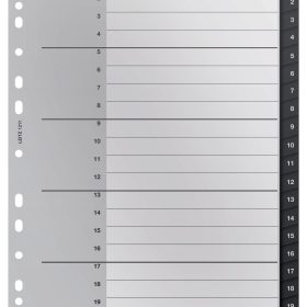 LEITZ Register PP Recycle A4+ 1211-00-00 schwarz 1-20