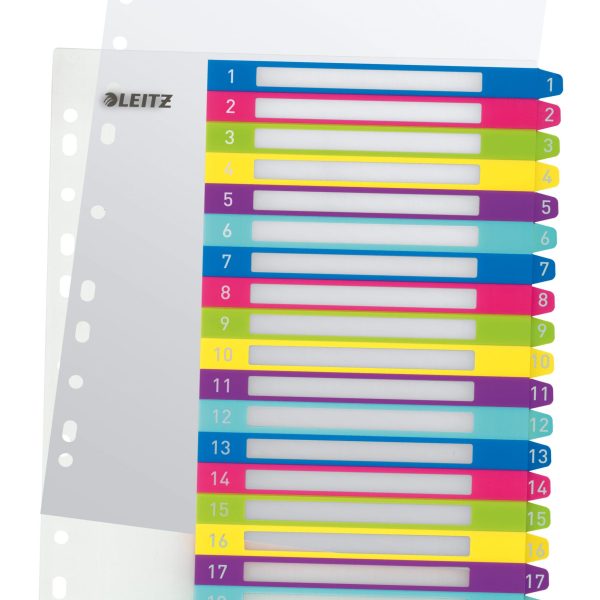 LEITZ Register PP WOW A4+ 12450000 multicolor 1-20