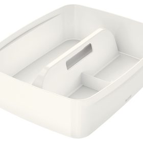 LEITZ MyBox Organiser Gross 53220001 mit Griff weiss