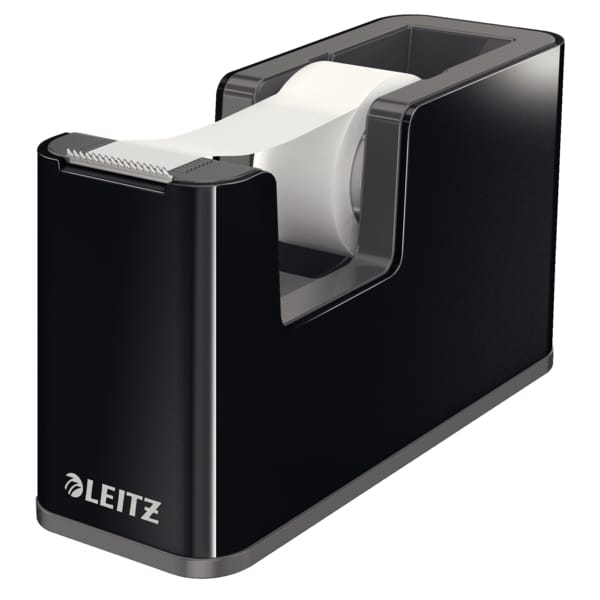 LEITZ Klebebandabroller Duo Color 53640095 schwarz 19mmx33m