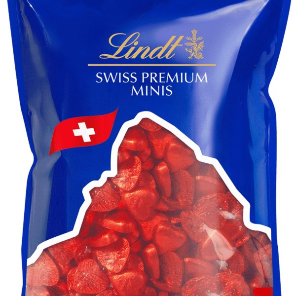 LINDT Herzli Rot 491280 Milch 2500g