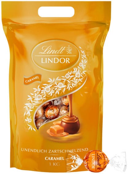 LINDT-639557-4000539901560 LINDT Lindor Kugeln 639557 Caramel 1000g – Hochwertig & günstig bei ShopDeca