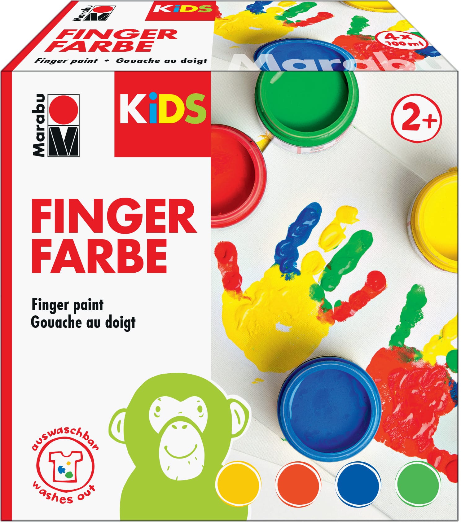MARABU-030300080-4007751706355 MARABU Kids Fingermalfarben 030300080 4 Farben – Hochwertig & günstig bei ShopDeca