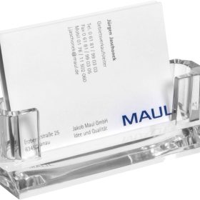 MAUL Visitenkarten-Halter Acryl 19594 05 glasklar