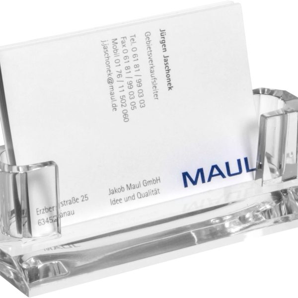 MAUL Visitenkarten-Halter Acryl 19594 05 glasklar