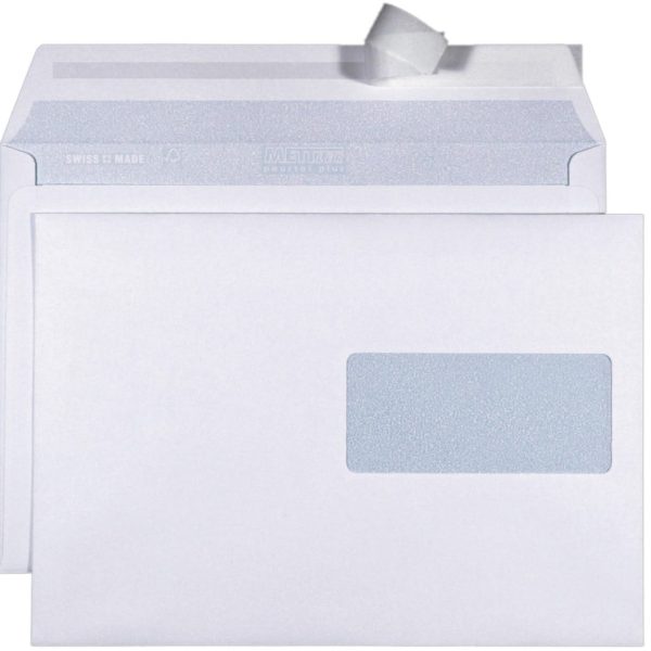 METTLER Couvert Fenster rechts C5 8064-100 x 45 Fe 100g, ultraweiss 500 Stk.