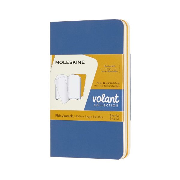 MOLESKINE Notizheft 2x 10.5x6.5cm 620558 blanko,feilchen/bernst.,56 S.