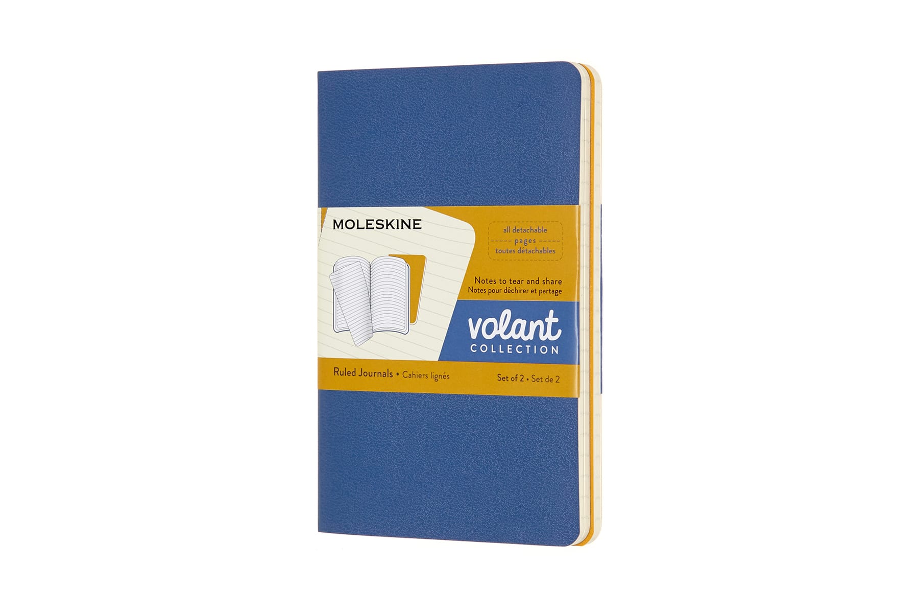 MOLESKINE-620565-8058647620565 MOLESKINE Notizheft 2x 14x1.1x9cm 620565 liniert, korall/marine, 80 S. – Hochwertig & günstig bei ShopDeca