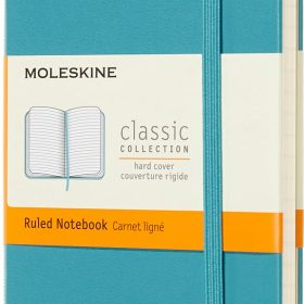 MOLESKINE Notizbuch P/A6 715246 liniert,HC,Riff Blau