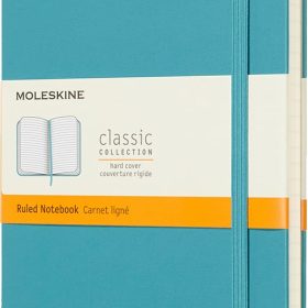 MOLESKINE Notizbuch L/A5 715345 liniert, HC, Riff Blau