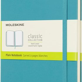 MOLESKINE Notizbuch L/A5 715383 Blanko, HC, Riff Blau