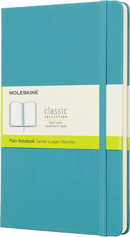MOLESKINE-715383-8058341715383 MOLESKINE Notizbuch L/A5 715383 Blanko, HC, Riff Blau – Hochwertig & günstig bei ShopDeca