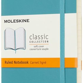 MOLESKINE Notizbuch P/A6 715468 liniert, SC, Riff Blau