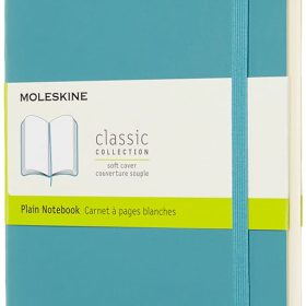 MOLESKINE Notizbuch L/A5 715529 Blanko, SC, Riff Blau