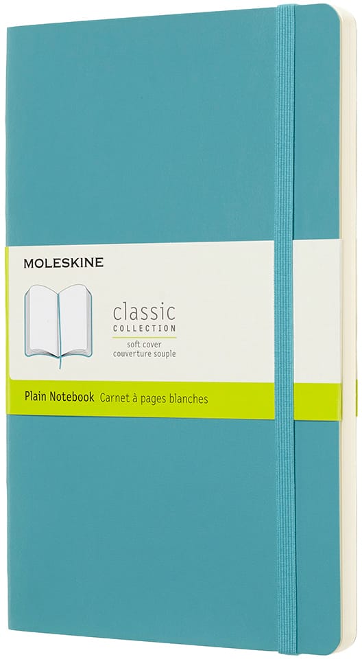 MOLESKINE-715529-8058341715529 MOLESKINE Notizbuch L/A5 715529 Blanko, SC, Riff Blau – Hochwertig & günstig bei ShopDeca