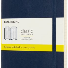 MOLESKINE Notizbuch L/A5 715598 Kariert, SC, Saphir