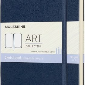 MOLESKINE Skizzenbuch L/A5 715611 165g, HC, Saphir