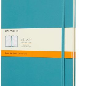 MOLESKINE Notizbuch XL 716076 liniert, HC, Riff Blau