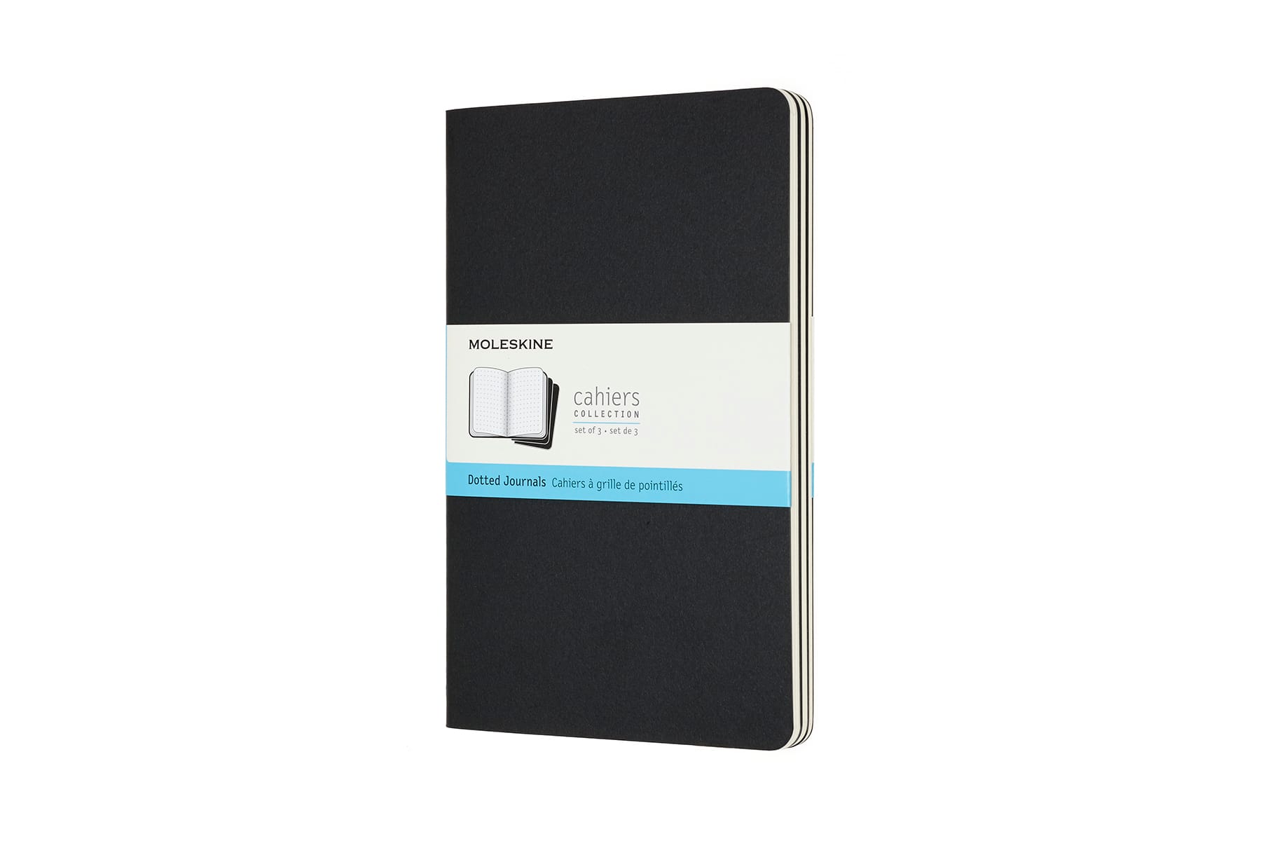 MOLESKINE-719213-8058341719213 MOLESKINE Notizheft 3x 13x1.4x21cm 719213 gepunktet, schwarz, 80 Seiten – Hochwertig & günstig bei ShopDeca