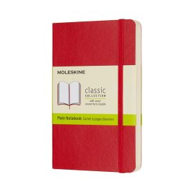 MOLESKINE Notizbuch P/A6 854610 Blanko,Soft Cover,Scharlach