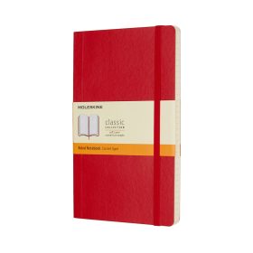 MOLESKINE Notizbuch L/A5 854634 Liniert,SoftCover,Scharlach