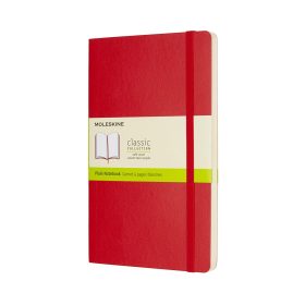 MOLESKINE Notizbuch L/A5 854658 Blanko,Soft Cover,Scharlach