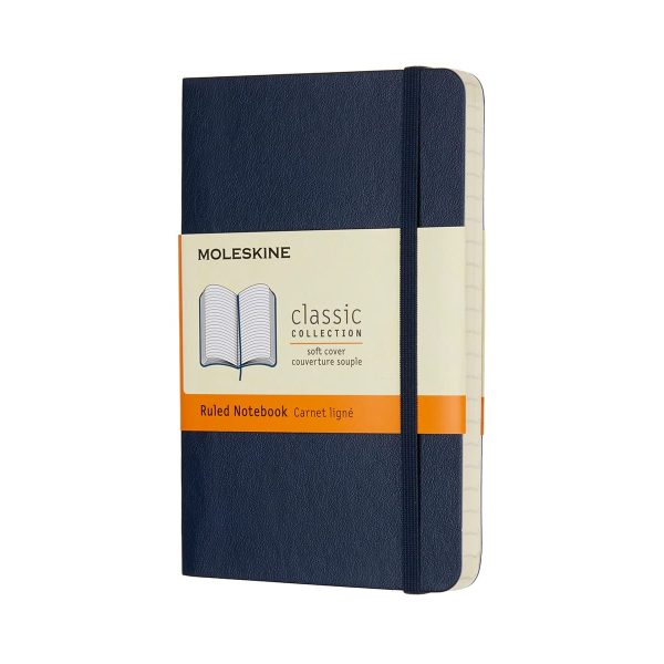 MOLESKINE Notizbuch P/A6 854719 Liniert,Soft Cover,Saphir