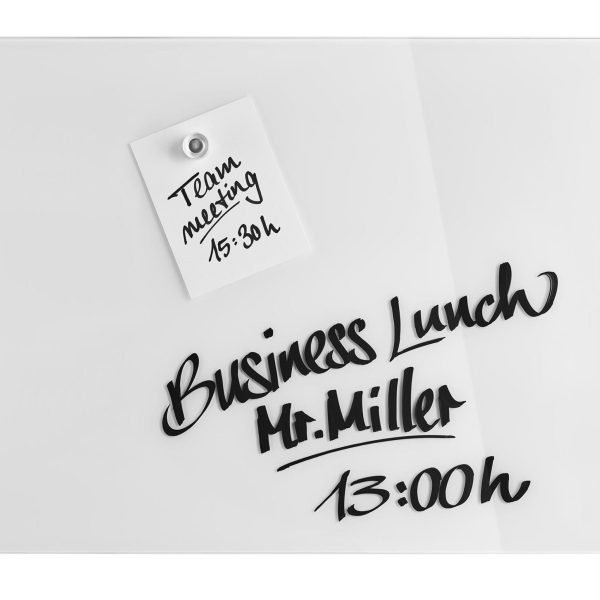 MAGNETOPLAN Design-Glasboard 600x400mm 13402000 weiss