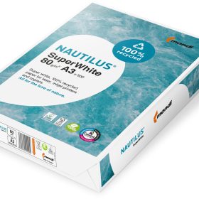 NAUTILUS SUPER WHITE Kopierpapier A3 88043658 80g, recycling 500 Blatt