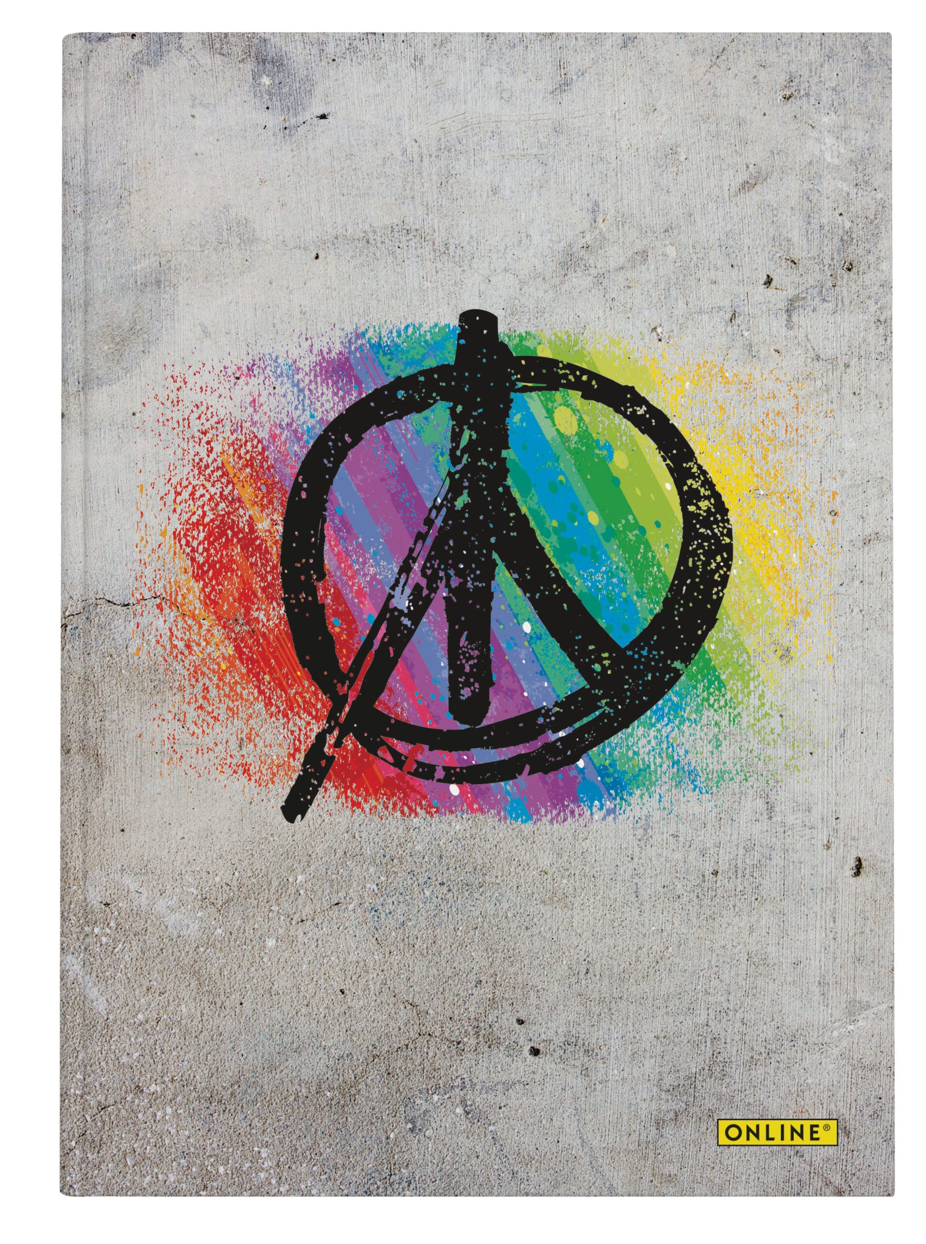 ONLINE-07933-6-4014421079336 ONLINE Kladde Peace A5 07933/6 80g, 96 Blatt, dotted – Hochwertig & günstig bei ShopDeca